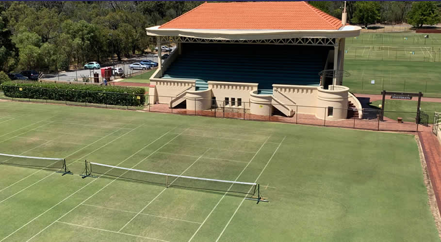 Quadras do Royal King’s Park Tennis Club